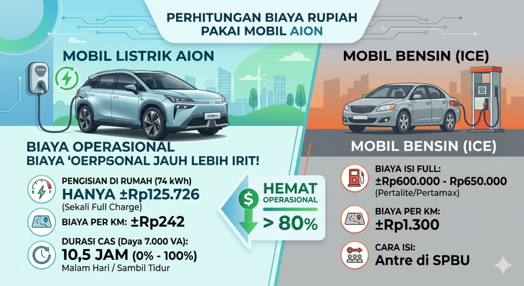 Biaya Operasional Mobil Aion