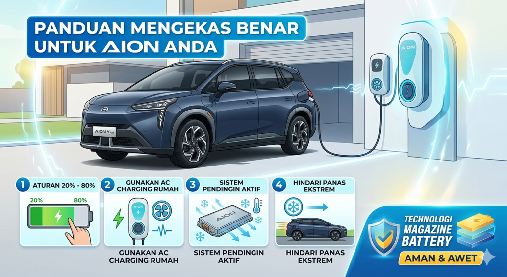 Cara Ngecas yang Benar Agar Baterai Mobil Listrik Aion