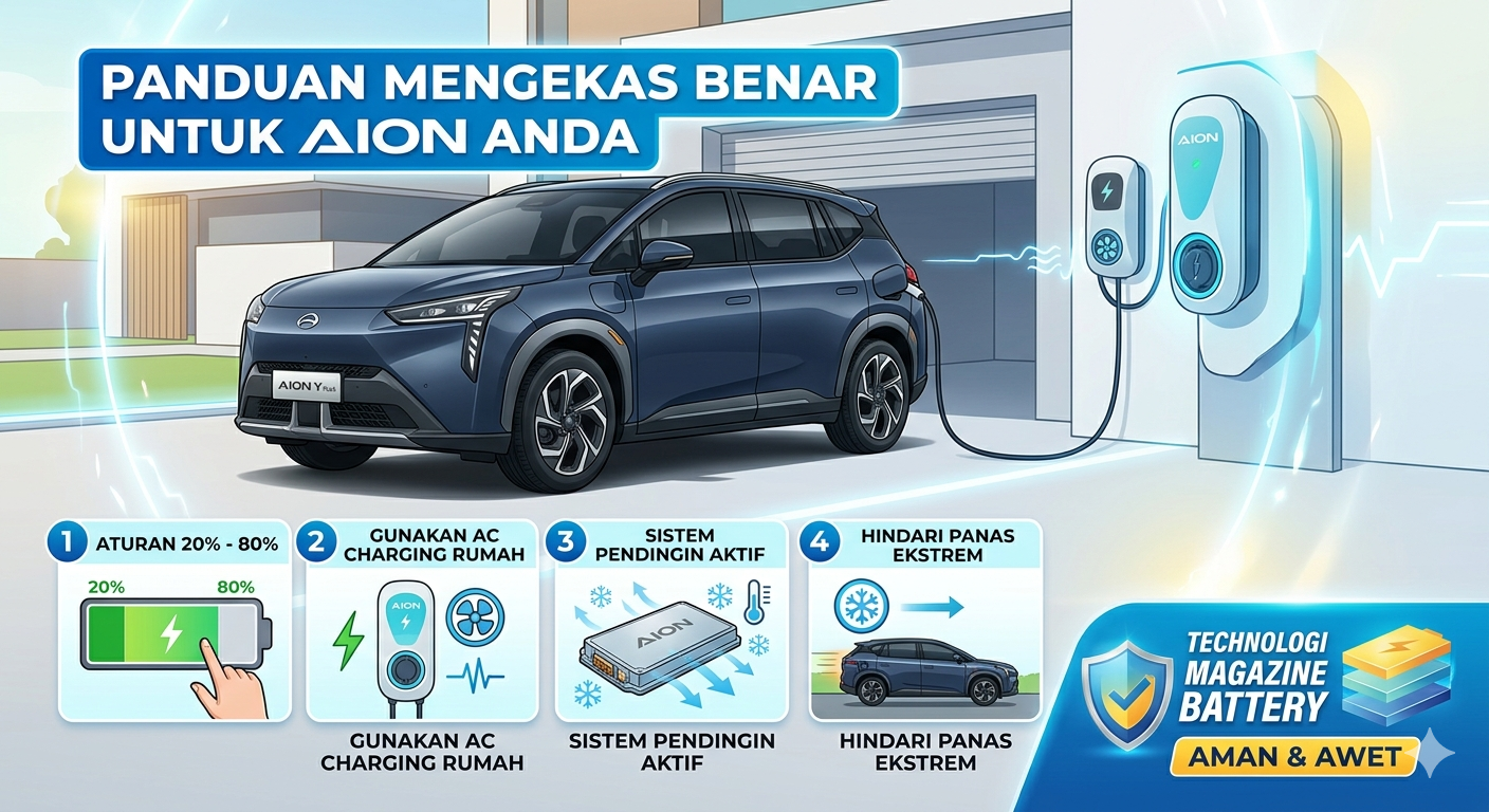 Cara Ngecas yang Benar Agar Baterai Mobil Listrik Aion