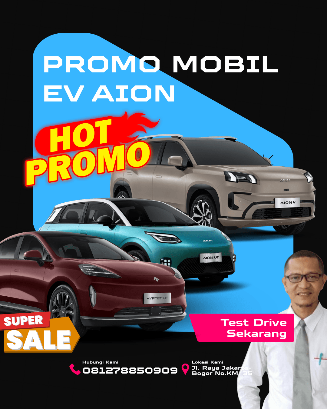 Promo Mobil Listrik Aion Depok