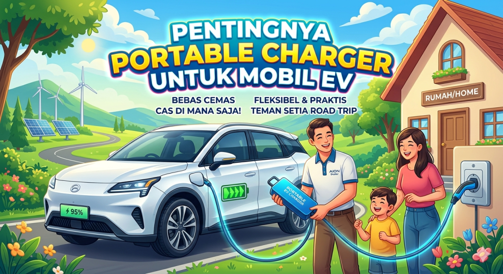 Pentingnya Portable Charger untuk Mobil EV